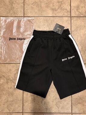 Palm Angels Black Shorts